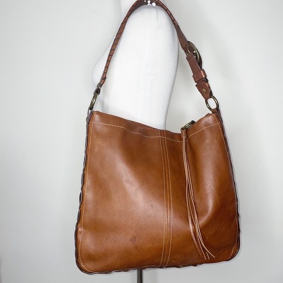 Coach Handbags - COACH 11374 Thompson XL Brown Leather Hobo Bag